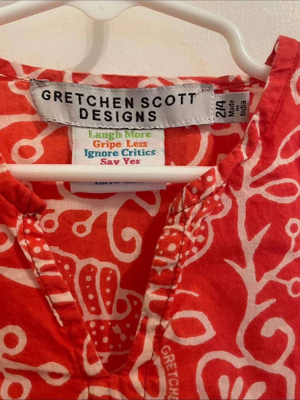 Gretchen Scott Girls Tunic Dress Cotton Bundle sizes 2, 4, 6